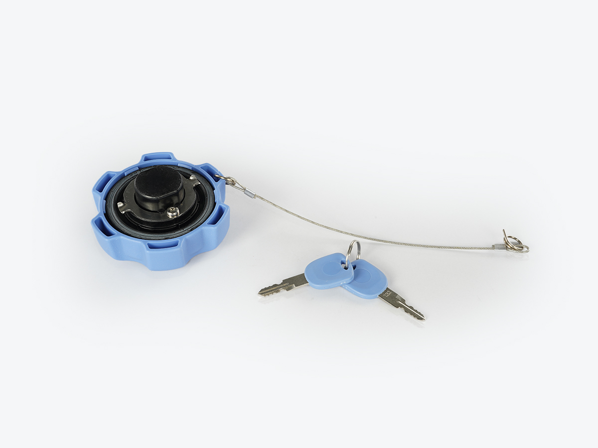 An image showing the back view of Urea Tank Cap with Lock (Part 400/24485)